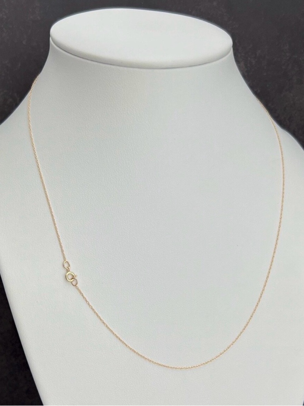 Delicate 10k Yellow Gold Cable Chain Necklace
